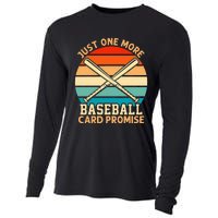 Just One More Baseball Card Promise Sports Trading Cards Cooling Performance Long Sleeve Crew