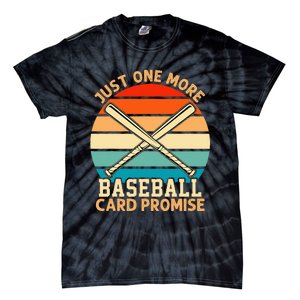 Just One More Baseball Card Promise Sports Trading Cards Tie-Dye T-Shirt