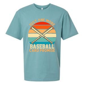 Just One More Baseball Card Promise Sports Trading Cards Sueded Cloud Jersey T-Shirt