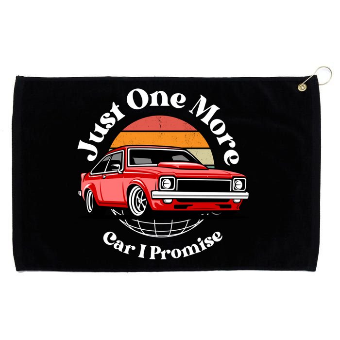 Just One More Car I Promise Grommeted Golf Towel