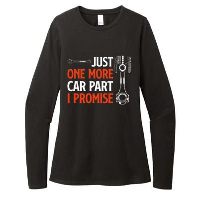 Just One More Car Part I Promise  Car Enthusiast Gift Womens CVC Long Sleeve Shirt