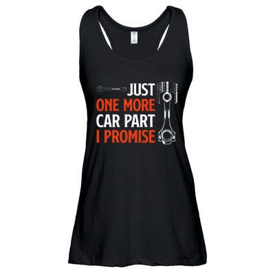 Just One More Car Part I Promise  Car Enthusiast Gift Ladies Essential Flowy Tank