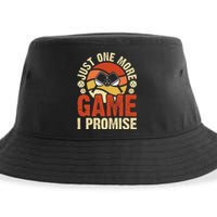 Just One More Game I Promise Pickleball Sustainable Bucket Hat