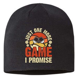 Just One More Game I Promise Pickleball Sustainable Beanie