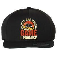 Just One More Game I Promise Pickleball Wool Snapback Cap