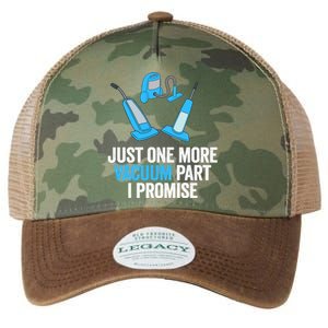 Just One More Vacuum Part I Promise Funny Housekeeper Gift Legacy Tie Dye Trucker Hat