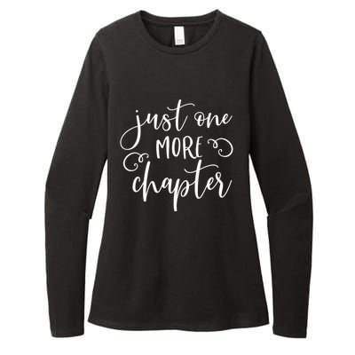 Just One More Chapter Gift Book Club Reading Lover Librarian Gift Womens CVC Long Sleeve Shirt