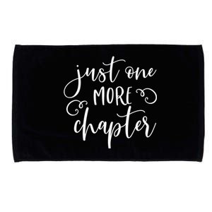 Just One More Chapter Gift Book Club Reading Lover Librarian Gift Microfiber Hand Towel