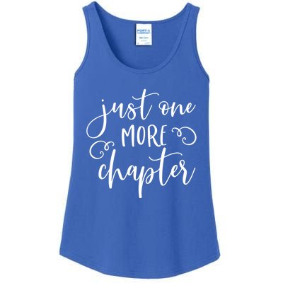 Just One More Chapter Gift Book Club Reading Lover Librarian Gift Ladies Essential Tank