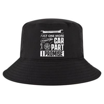 Just One More Car Part I Promise Car Enthusiast Cool Comfort Performance Bucket Hat