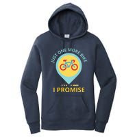 Just One More Bike I Promise Funny Bicycle Women's Pullover Hoodie