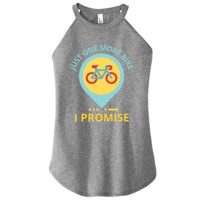 Just One More Bike I Promise Funny Bicycle Women’s Perfect Tri Rocker Tank