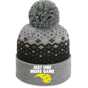 Just One More Game Pickleball Gift Great Gift The Baniff Cuffed Pom Beanie