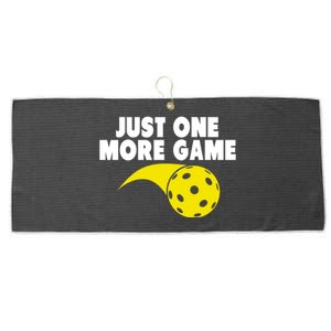 Just One More Game Pickleball Gift Great Gift Large Microfiber Waffle Golf Towel