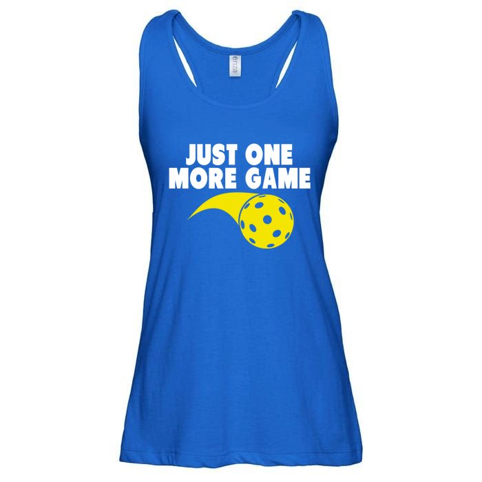 Just One More Game Pickleball Gift Great Gift Ladies Essential Flowy Tank