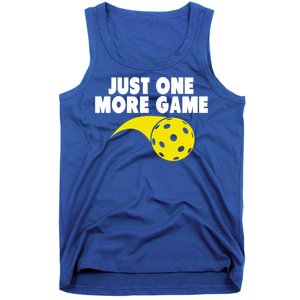 Just One More Game Pickleball Gift Great Gift Tank Top