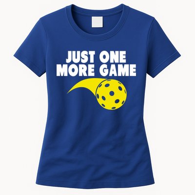 Just One More Game Pickleball Gift Great Gift Womens T-Shirt