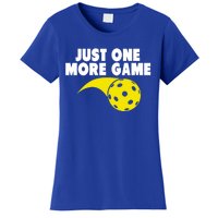 Just One More Game Pickleball Gift Great Gift Women's T-Shirt