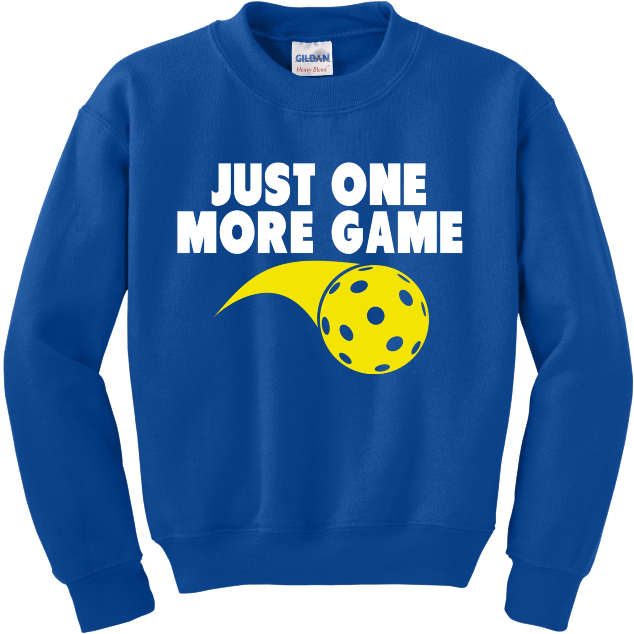 Just One More Game Pickleball Gift Great Gift Kids Sweatshirt
