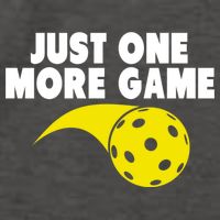 Just One More Game Pickleball Gift Great Gift Vector Backpack