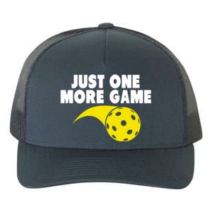 Just One More Game Pickleball Gift Great Gift Yupoong Adult 5-Panel Trucker Hat