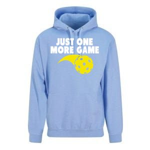 Just One More Game Pickleball Gift Great Gift Unisex Surf Hoodie