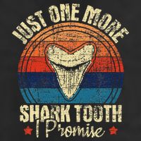 Just One More Shark Tooth I Promise Retro Fossil Beanie