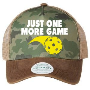 Just One More Game Pickleball Meaningful Gift Funny Gift Legacy Tie Dye Trucker Hat