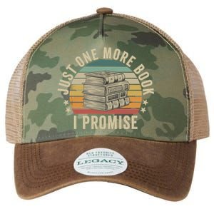 Just One More Book I Promise Book Lover Librarian Book Nerd Legacy Tie Dye Trucker Hat