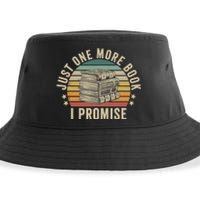 Just One More Book I Promise Book Lover Librarian Book Nerd Sustainable Bucket Hat