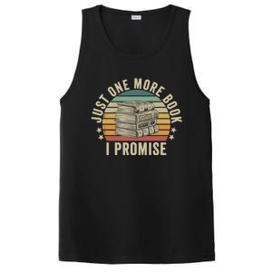 Just One More Book I Promise Book Lover Librarian Book Nerd PosiCharge Competitor Tank