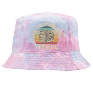 Just One More Book I Promise Book Lover Librarian Book Nerd Tie-Dyed Bucket Hat