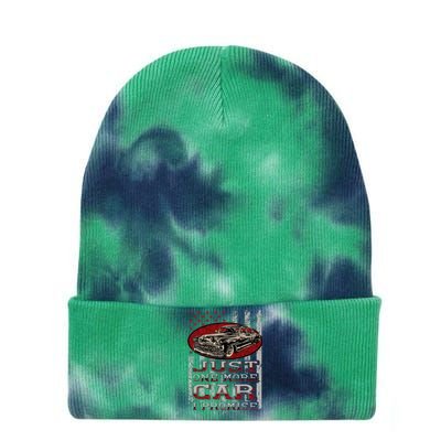 Just One More Car I Promise Car Lover Guys Tie Dye 12in Knit Beanie