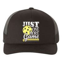 Just One More Game Funny Pickleball Player Yupoong Adult 5-Panel Trucker Hat