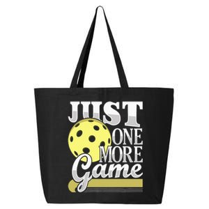 Just One More Game Funny Pickleball Player 25L Jumbo Tote