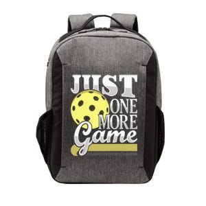 Just One More Game Funny Pickleball Player Vector Backpack