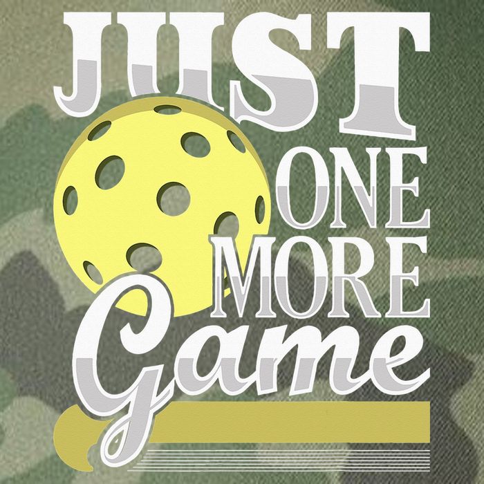 Just One More Game Pickleball Player Paddleball Legacy Tie Dye Trucker Hat