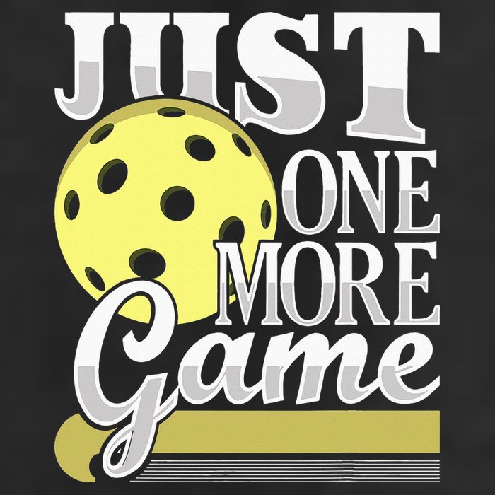 Just One More Game Pickleball Player Paddleball Cool Comfort Performance Bucket Hat