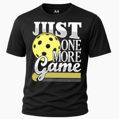 Just One More Game Pickleball Player Paddleball Performance Shirt