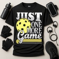 Just One More Game Pickleball Player Paddleball Performance Shirt