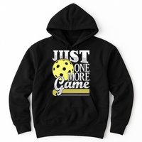 Just One More Game Pickleball Player Paddleball Hoodie