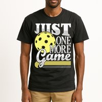 Just One More Game Pickleball Player Paddleball Tall T-Shirt