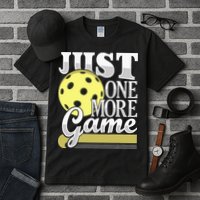 Just One More Game Pickleball Player Paddleball Tall T-Shirt
