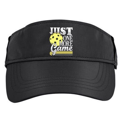 Just One More Game Pickleball Player Paddleball Adult Drive Performance Visor