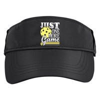 Just One More Game Pickleball Player Paddleball Adult Drive Performance Visor