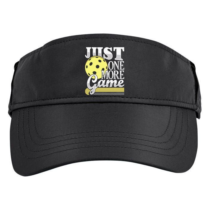 Just One More Game Pickleball Player Paddleball Adult Drive Performance Visor