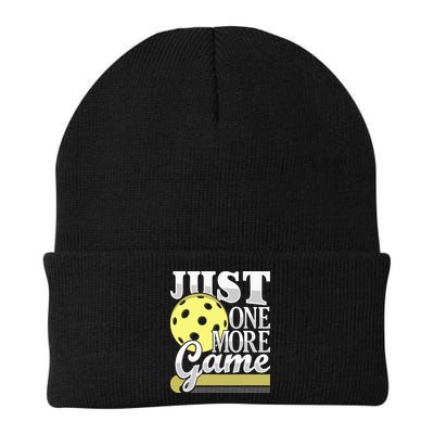 Just One More Game Pickleball Player Paddleball Beanie
