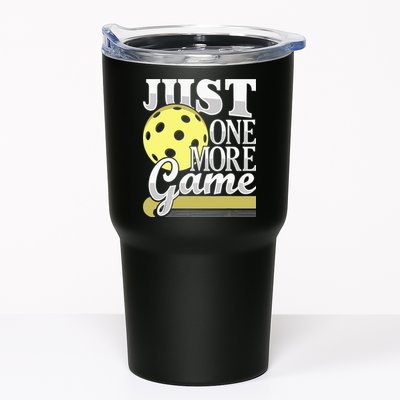 Just One More Game Pickleball Player Paddleball Tumbler