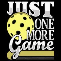 Just One More Game Pickleball Player Paddleball Magnet
