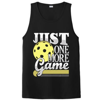 Just One More Game Pickleball Player Paddleball PosiCharge Competitor Tank